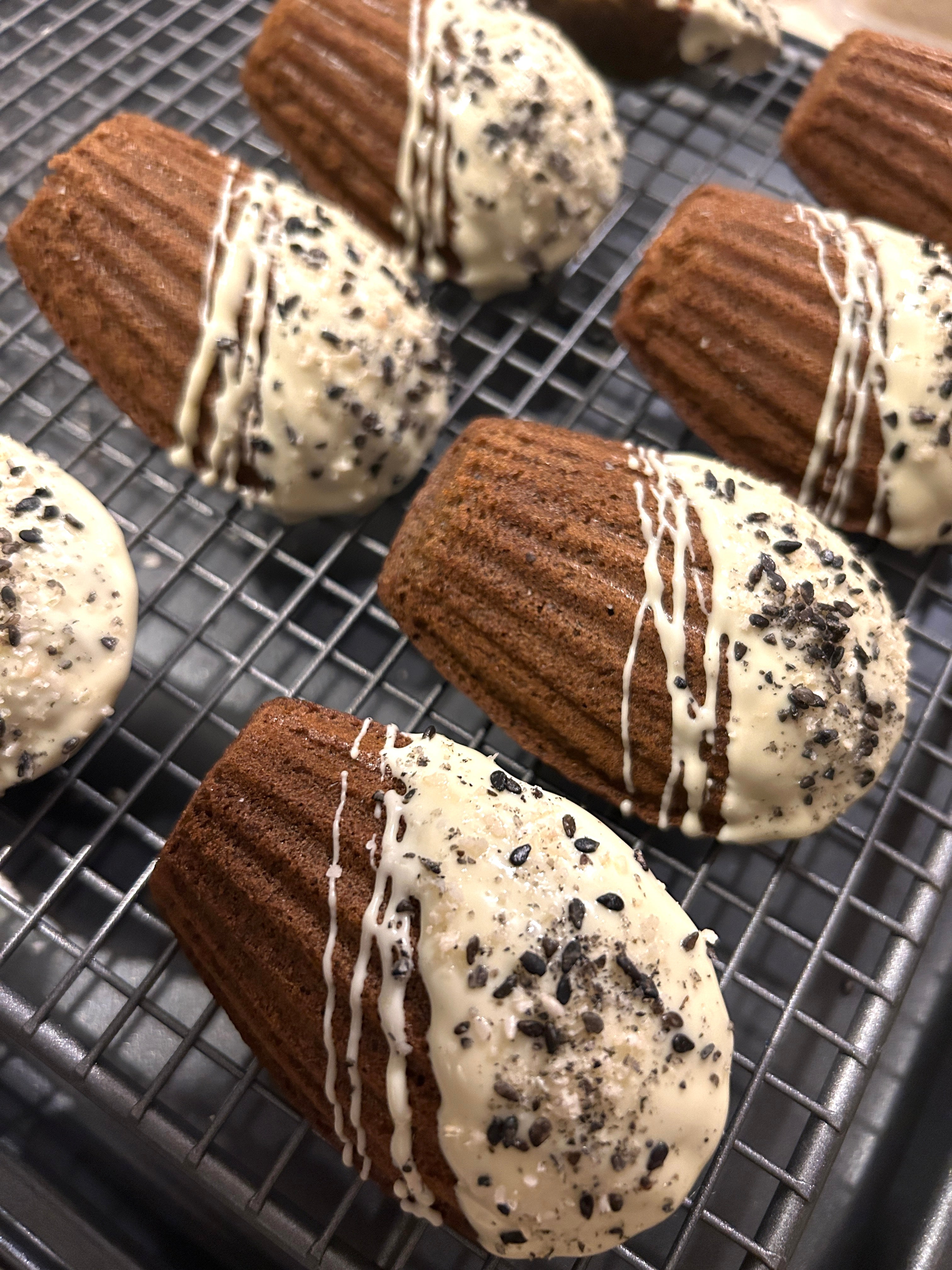 Black Sesame Madeleine
